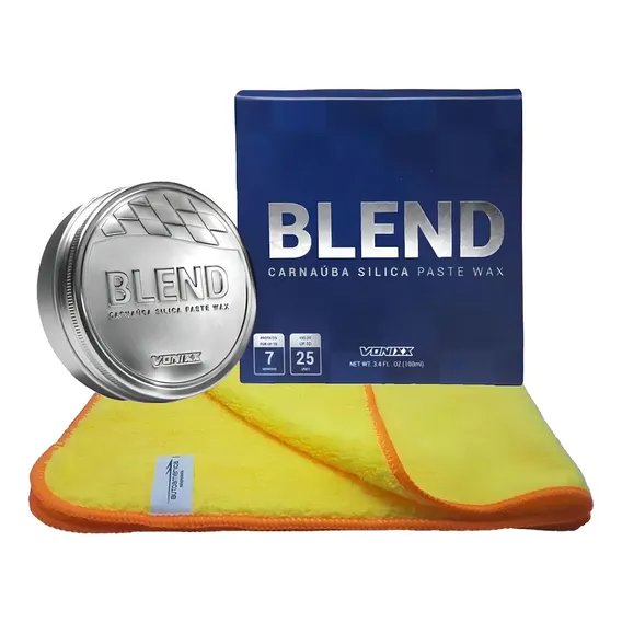 Cera Carnaúba Blend 100ml + Flanela 60x40 Autoamerica Foto 1