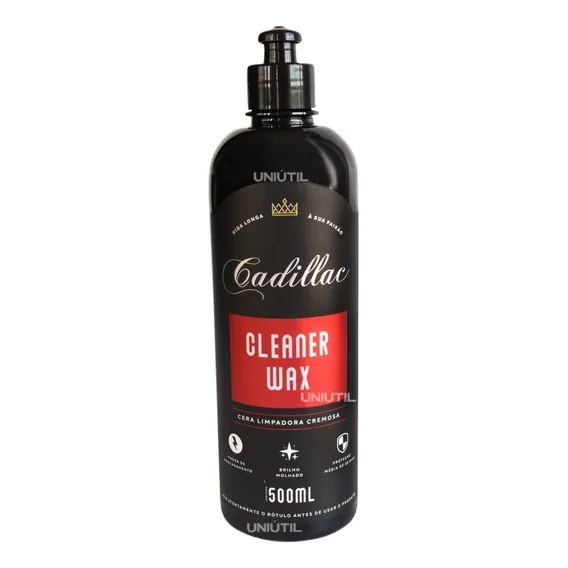 Cera Carnaúba Limpadora Cleaner Wax Cremosa Cadillac 500ml Foto 1