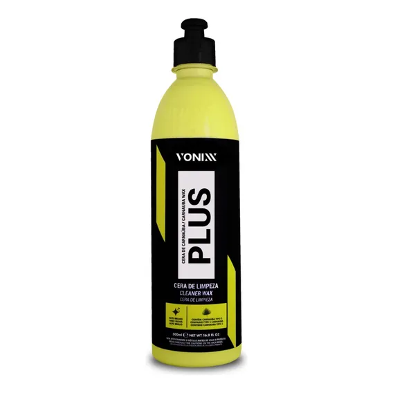 Cera Carnaúba Plus Vonixx 500ml Cera Liquida Automotiva Foto 1
