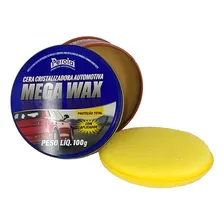 Cera Cristalizadora Automotiva Mega Wax 100g Foto mini 1