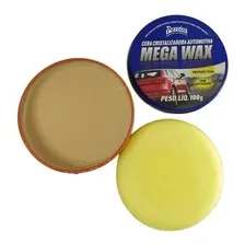 Cera Cristalizadora Automotiva Mega Wax 100g Foto mini 4