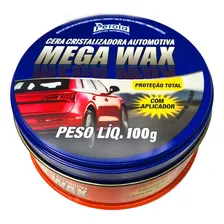 Cera Cristalizadora Automotiva Mega Wax 100g Foto mini 2