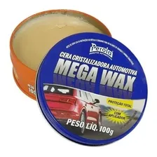 Cera Cristalizadora Automotiva Mega Wax 100g Foto mini 3
