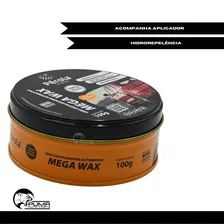 Cera Cristalizadora Automotiva Mega Wax 100g Com Aplicador Foto mini 3