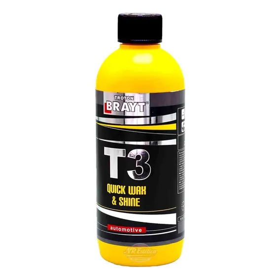 Cera Cristalizadora T3 Quick Wax E Shine 500ml Troton Brayt Foto 1