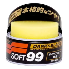 Cera De Carnaúba Premium Soft99 Dark & Black Paste Wax 300g Foto mini 1