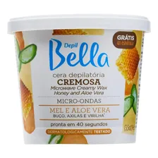 Cera Depil Bella Cremosa Micro-ondas Mel E Aloe Vera 200g Foto mini 2