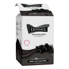 Cera Depilat贸ria Depimiel Negra 1kg Foto mini 1