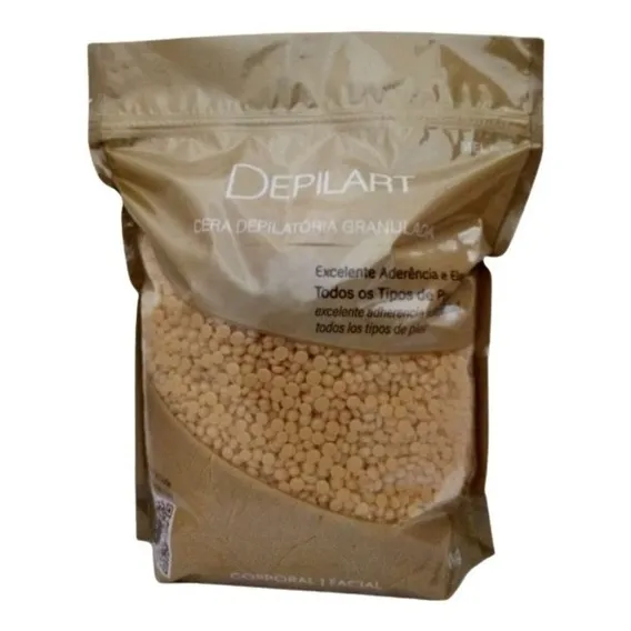 Cera Depilat贸ria Granulada Mel 1kg Depilart Foto 1