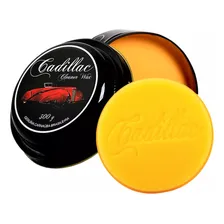 Cera em pasta em pote Cadillac Cera Carnauba Cleaner Wax Automotiva brilho 300g Foto  mini 1