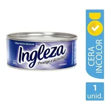 Cera em Pasta Incolor Ingleza Lata 400g Foto mini 2
