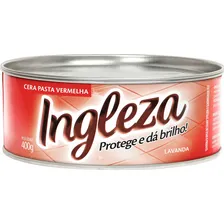 Cera Em Pasta Lavanda Vermelha 400g Ingleza Foto  mini 1