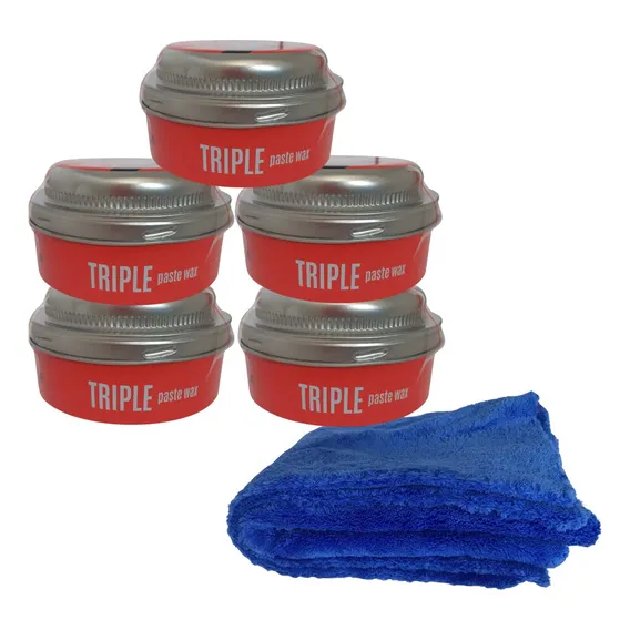 Cera En Pasta En Pote Autoamerica Triple Triple Pasta Wax 300g Mate De 300ml 300g Foto 1