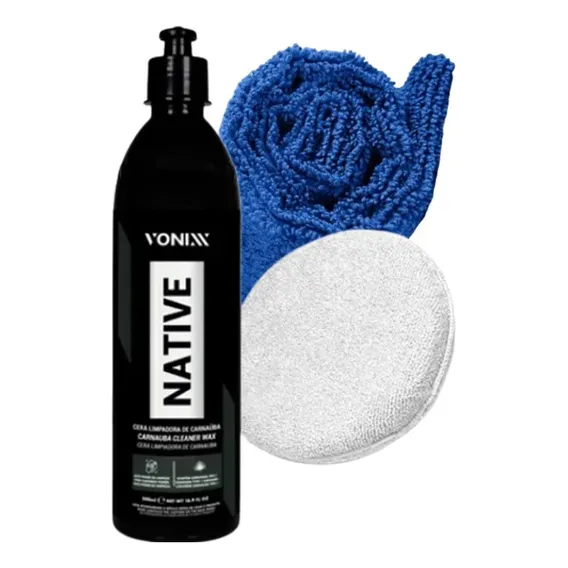 Cera Liquida Automotiva Carnaúba Native Cleaner Wax Vonixx Foto 1