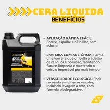 Cera Líquida Automotiva Carnaúba Revitalizadora Brilho 5l Foto mini  3