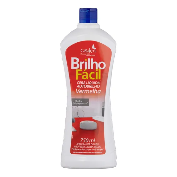 Cera Liquida Brilho Fácil Vermelha 750 Foto 1