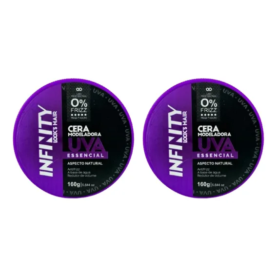 Cera Modeladora Infinity Uva 160g - Kit C/ 2un Foto 1