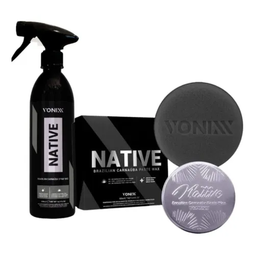 Cera Native Paste Wax 100ml + Native Spray Wax Vonixx Foto 1
