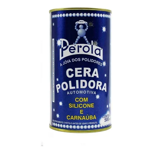 Cera Polidora Automotiva Com Silicone Carnaúba Pérola 500ml Foto 1