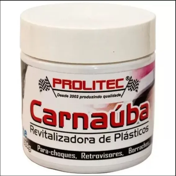 Cera Revitalizadora De Plásticos Carnaúba Prolitec 380g Foto 1
