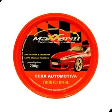 Cera tradicional com silicone e Carnaúba 200g Maxxbrill Foto mini 1