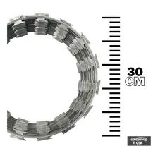 Cerca Concertina 10 Metros 30cm Com Kit Para Instalar Foto mini 4