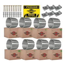 Cerca Concertina Dupla 30cm Para 50 Metros + Kit Montagem Foto mini 1