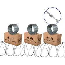 Cerca Concertina Dupla Arame Galvanizado 30cm P/ 15 Metros Foto mini 1