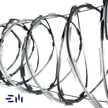 Cerca Concertina Galvanizada Dupla Clipada 45cm 25 Metros Foto mini 4