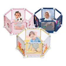 Cercadinho Infantil Chiqueiro Portátil Playpen MaxiBaby - Bege Foto mini 4