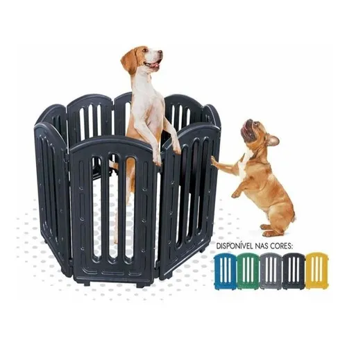 Cercadinho Modular Portátil Para Pets 8 Módulos Foto 1