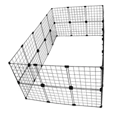 Cercado Gaiola Pequenos Pet Cachorro Coelho 90x150x60 Branco Foto mini  3