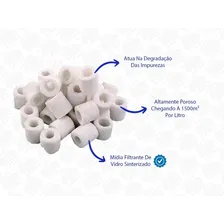 Cerâmica Bio Glass Ocean Tech 6l Mídia Biológica P/ Aquário Foto mini 4