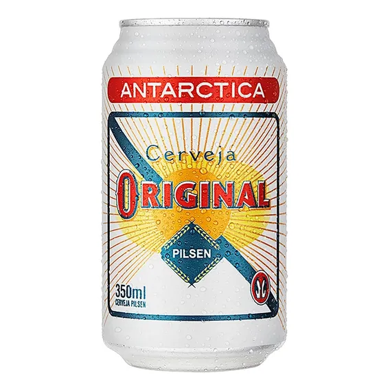 Cerveja Antártica Original Pilsenloira lata 350ml Foto 1