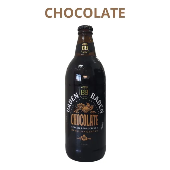 Cerveja artesanal Baden Baden Campos do Jordão Bock Cerveja artesanal escuracerveja forte escura garrafa de vidro descartável 600ml Foto 1