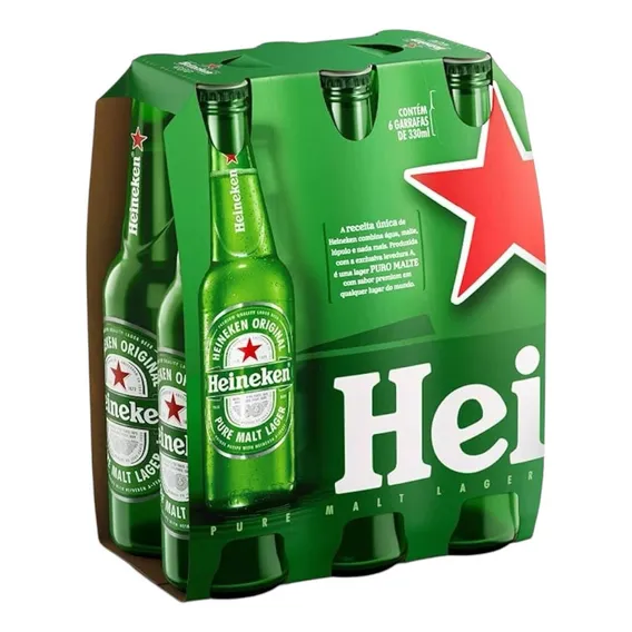 Cerveja Heineken Cerveja Heineken American Larger 330ml 6 U Foto 1