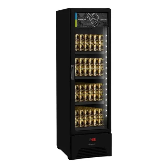 Cervejeira expositora 337l all balck slim vn28rh Metalfrio 220v Foto 1