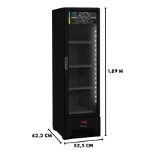 Cervejeira expositora 337l all balck slim vn28rh Metalfrio 220v Foto mini 2