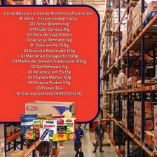 Cesta Básica Alimentar Calvo Cesta 16 Itens Básica Foto mini  3
