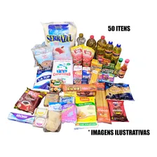 Cesta básica alimentar Cesta Basica 50 itens 50 unidades Foto  mini 1
