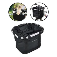 Cesta Bike Pet Cachorro Gato 26 29 Alum Engate Rápido Preta Foto mini 2