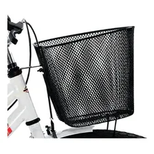 Cesta Cestinha Aramada Bicicleta 24/26 Media Preto Foto mini 2
