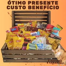 Cesta De Café Da Manhã Chocolate Presente Baú Pelucia Foto mini 4