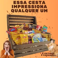 Cesta De Café Da Manhã Chocolate Presente Baú Pelucia Foto mini 3