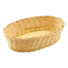 Cesta Oval Em Vime - 18x10 Cor Marrom Foto mini 1