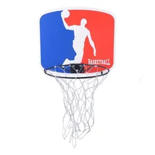 Cesta Tabela Basquete Aro De Ferro + Rede Com Bola 7 Foto mini 3