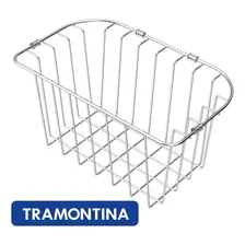 Cesto Aramado Prático Aço Inox Para Cuba Morgana Tramontina Foto mini 4