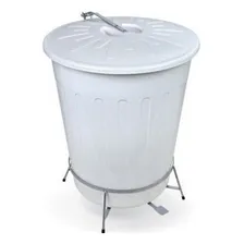 Cesto De Lixo Lixeira Reforçada Profissional 100 Litros Foto  mini 1