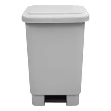 Cesto Lixeira Plastica Com Pedal 50 Litros Branca Foto mini 2