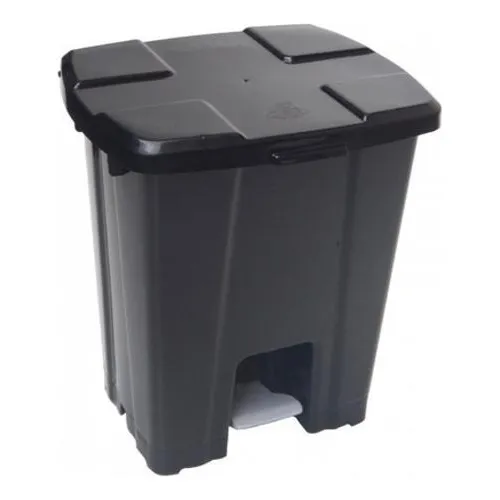 Cesto Lixeira Quadrada Plastica Com Pedal 25 Litros Foto 1